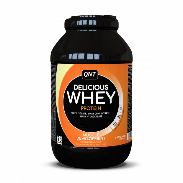 

Протеин QNT Delicious Whey Protein 2200 грамм клубника (334960-4)