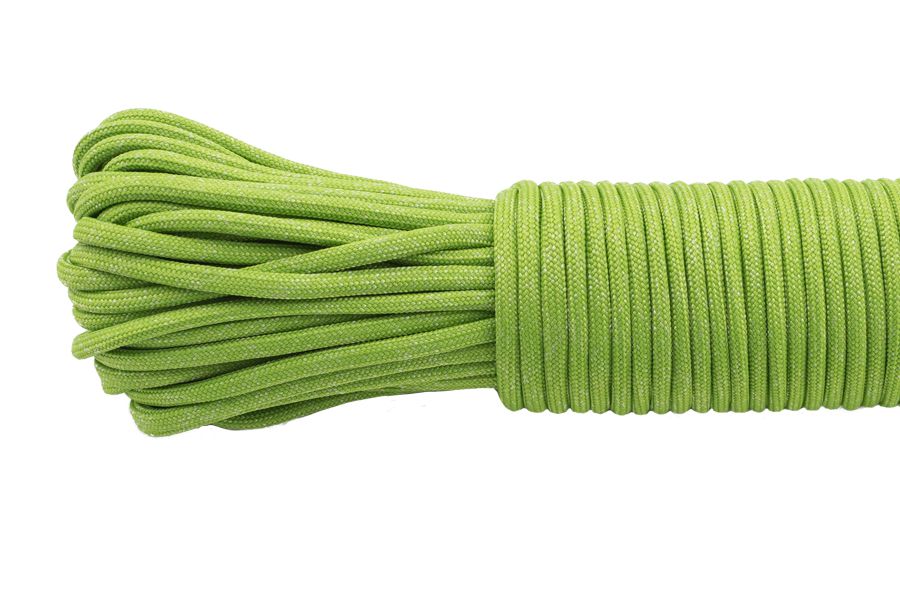 

Паракорд NOISE: fluo green #017-N Paracord 550 (моток 30 метров)