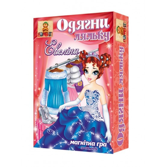 

Настольная игра Игра на магнитах «Одень куклу. Евелина» 800125