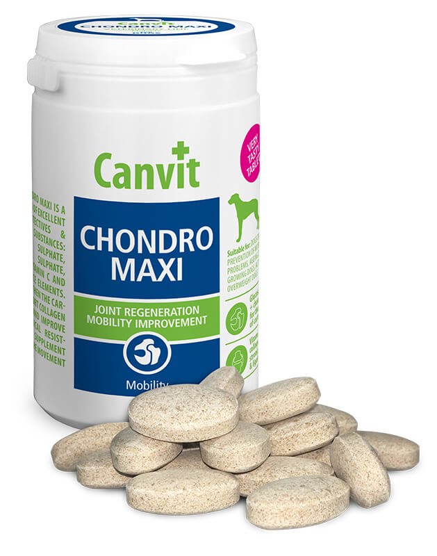 

Хондропротектор Canvit Chondro Maxi для собак крупных пород для суставов и улучшения подвижности (таблетки) 230 г