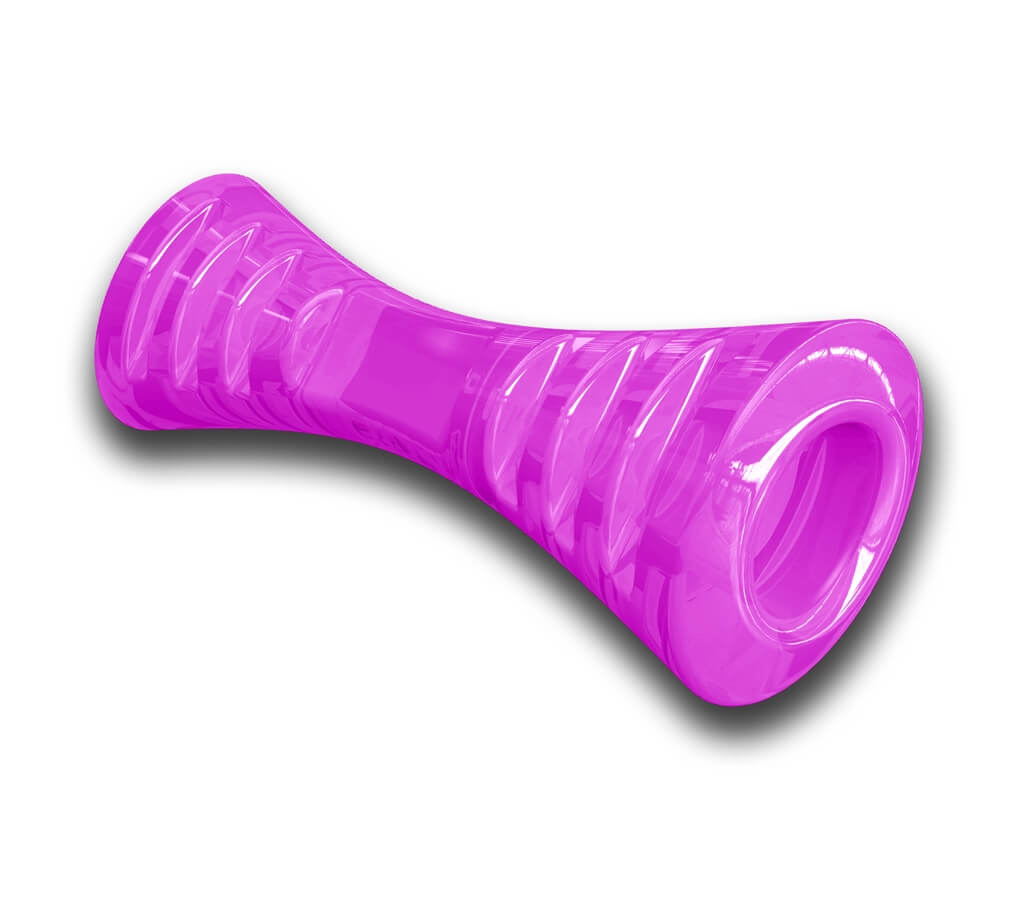

Игрушка для собак OutwardHound Bionic Opaque Stick гантель для лакомств средняя фиолетовая