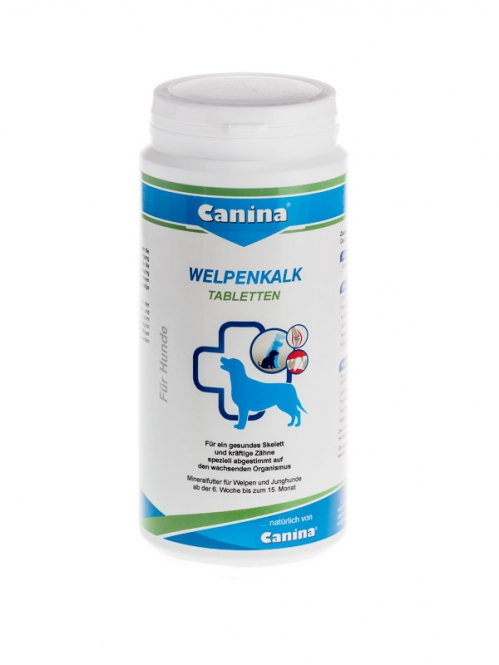 

Минеральная добавка для собак Welpenkalk таблетки для щенков 350 шт. (350 г)