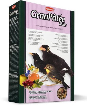 

Корм для птиц PADOVAN Granpatee fruits 1 кг