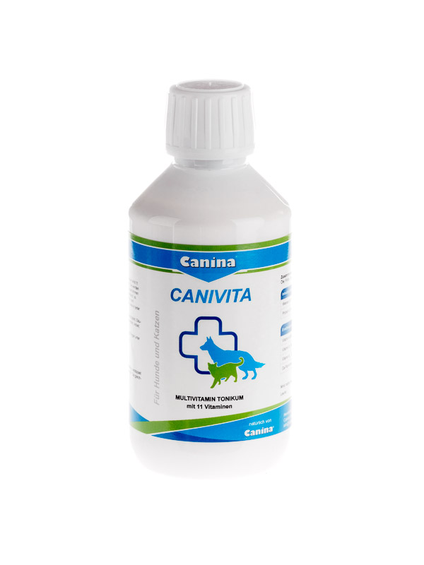 

Универсальный мультивитаминный тоник Canina Canivita с быстрым эффектом 250 мл