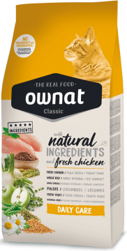 

Корм сухой для котов Ownat Daily Care Ежедневная забота -15 кг