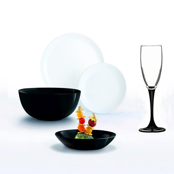 

Сервиз Luminarc DIWALI Black&White/25 предметов
