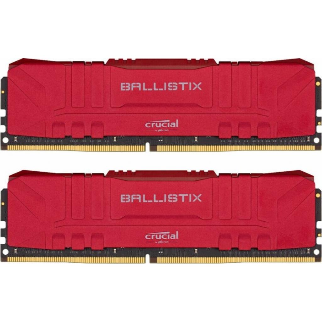 

Модуль памяти для компьютера DDR4 16GB (2x8GB) 3000 MHz Ballistix Red MICRON (BL2K8G30C15U4R)