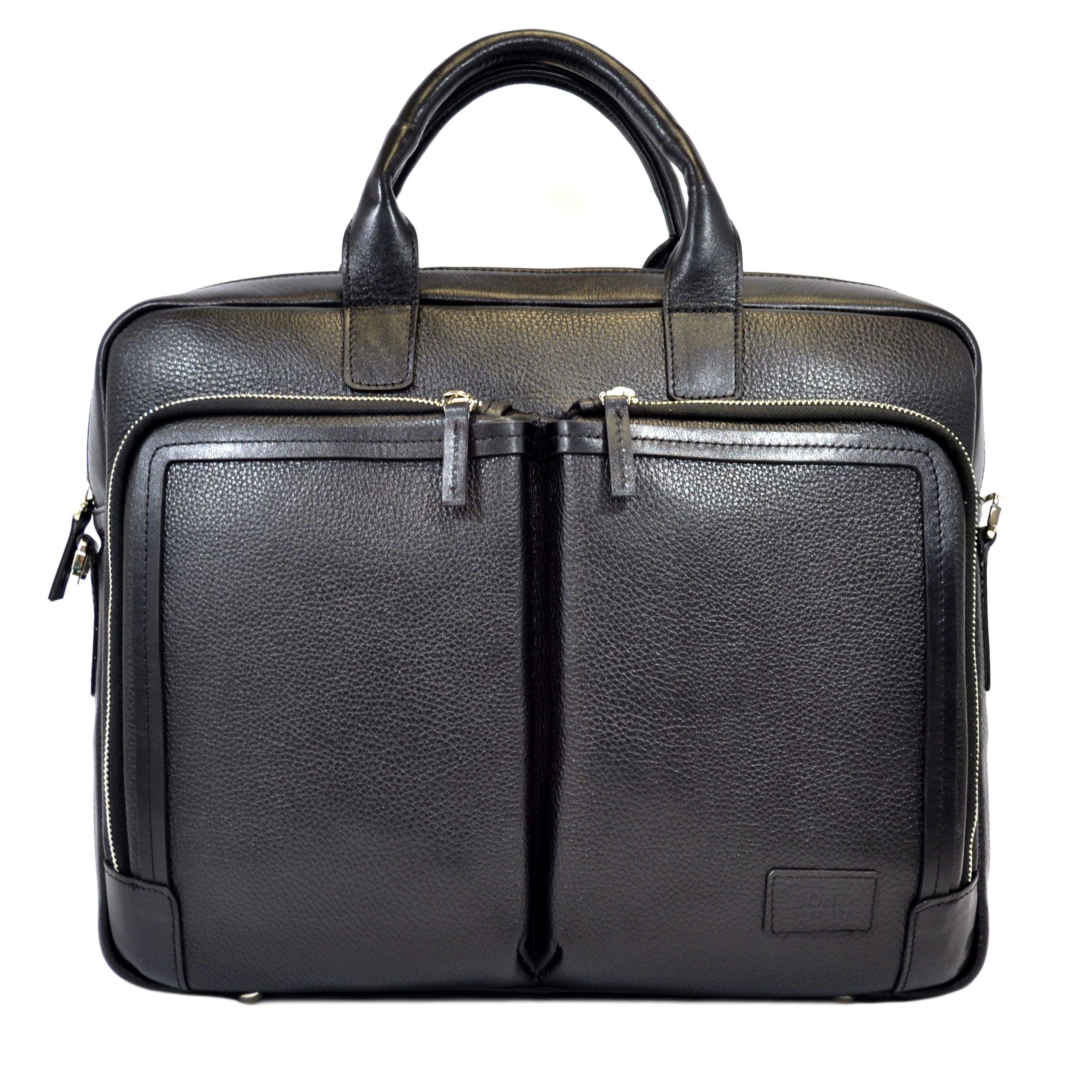 

Портфель BOND 1085-281black кожаный Черный