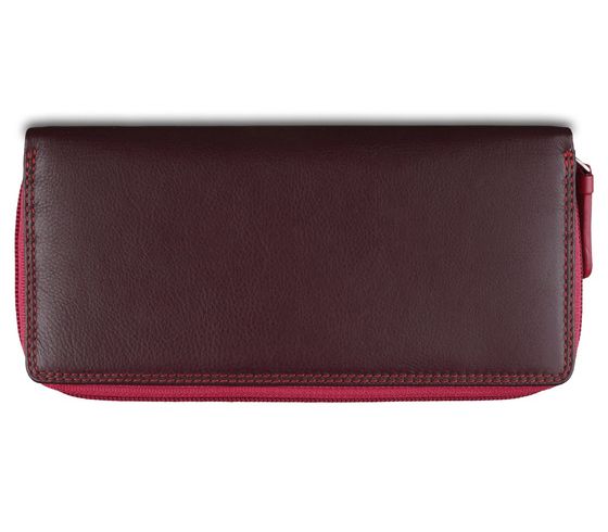 

Кошелёк Visconti RB55 PLUM M кожаный Бордовый