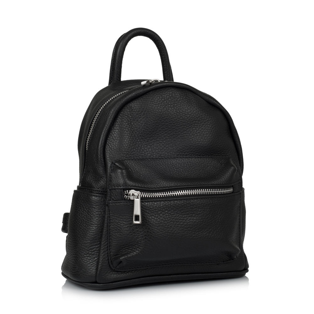 

Рюкзак Virginia Conti VC01383black кожаный Черный