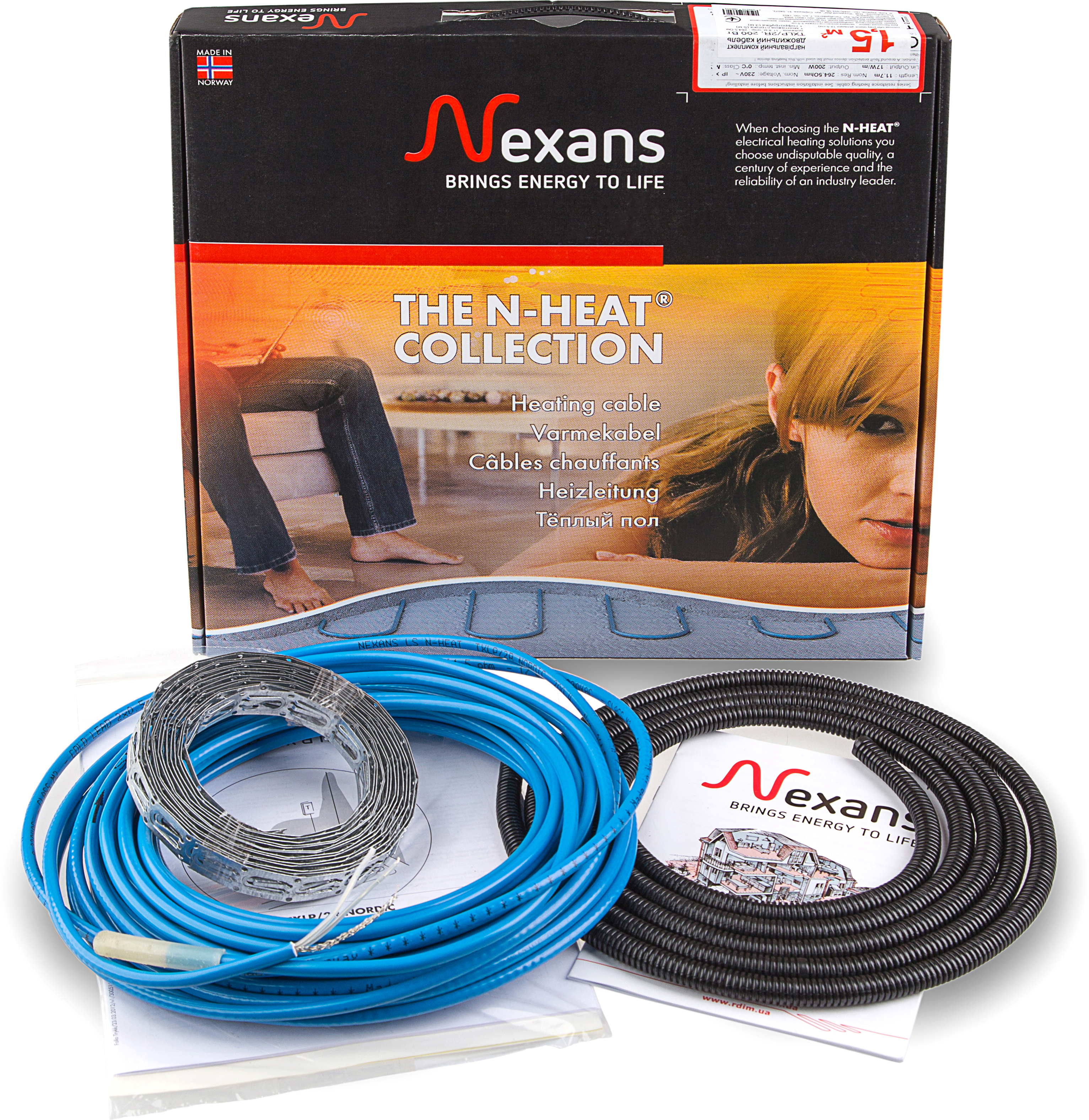 

Теплый пол Nexans TXLP/2R двухжильный кабель 1500 Вт 8.8 - 11.0 м2 (20030017)