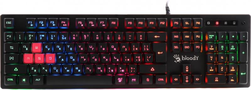 

Клавиатура A4Tech B160N Bloody Black USB