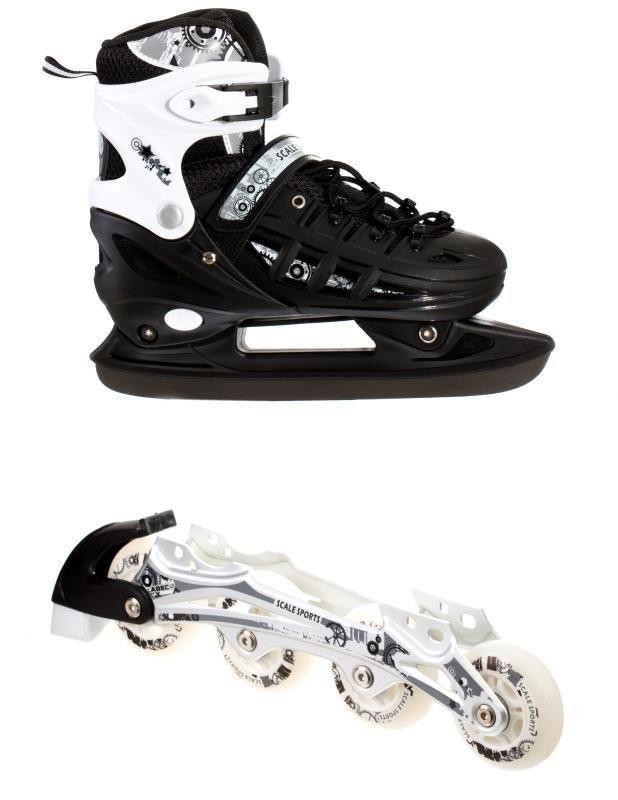 

Роликовые коньки (2 в 1) Scale Sport 34-37 Черный (CS-1564908596-M)