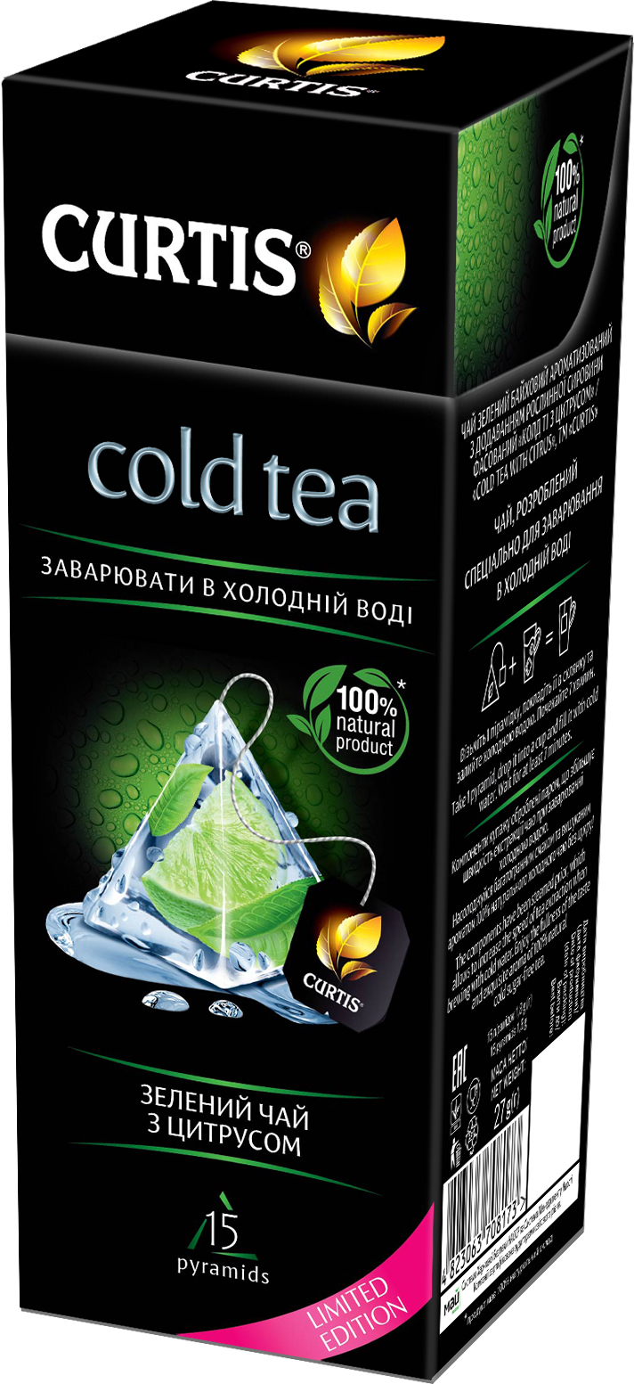 Чай холодный зеленый с цитрусом Curtis Cold Tea with Citrus 15 ...