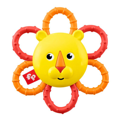 

Погремушка-прорезыватель Fisher-Price Тропические друзья львенок (GGF02/GGF04) (10-547006)