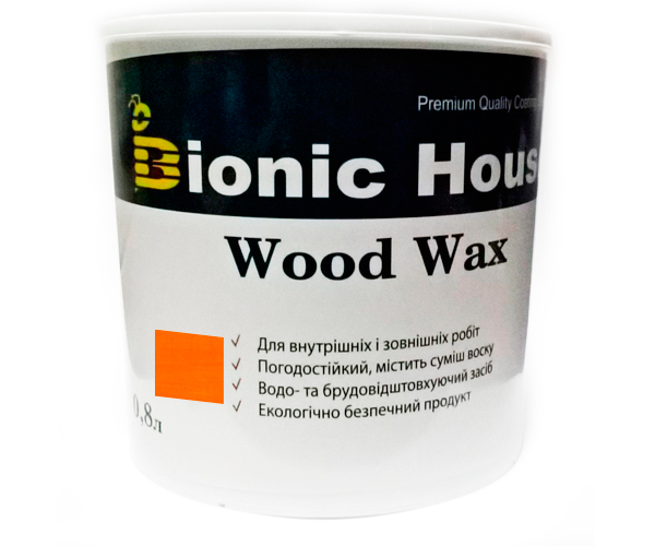 

Краска для дерева WOOD WAX Bionic-House 0,8л Пиния