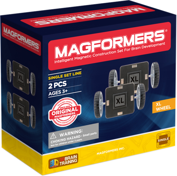 

Аксессуары к конструктору Magformers Колеса XL 2 детали (713027) (8809465534202)