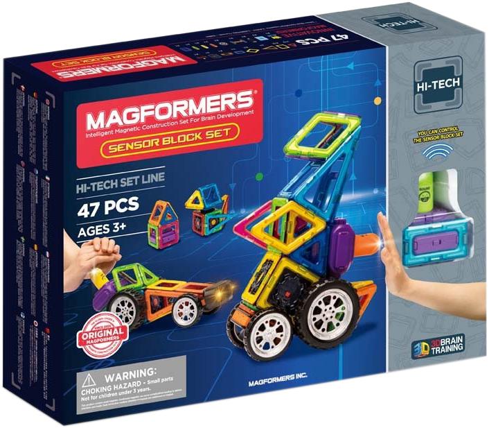 

Конструктор магнитный Magformers Сенсор 47 деталей (709009) (8809465534271)