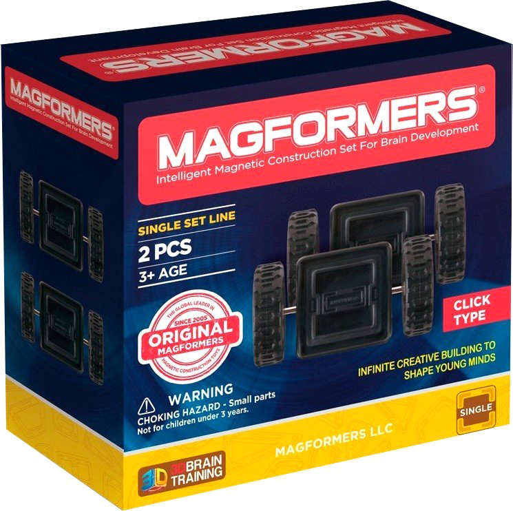 

Аксессуары к конструктору Magformers Клик-колёса 2 детали (707003) (8809465530938)