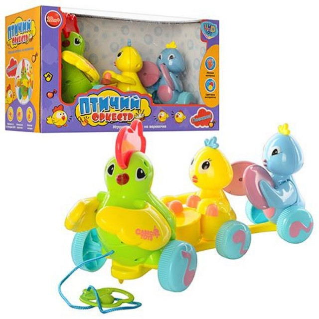 

Музыкальная игрушка-каталка "Птичий оркестр" ТМ Limo Toy 1283