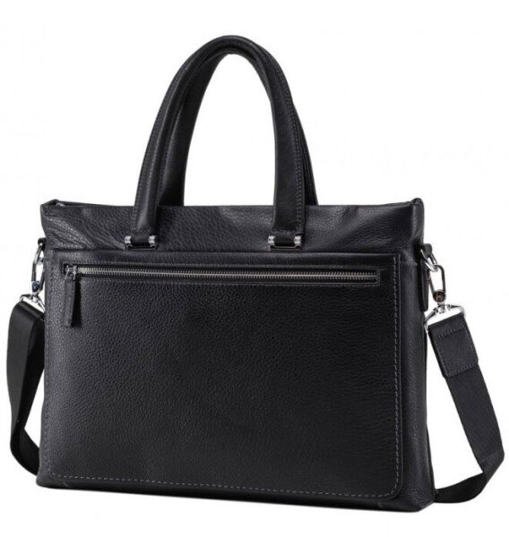 

Мужская кожаная сумка TIDING BAG NM17-9105-5A Черный