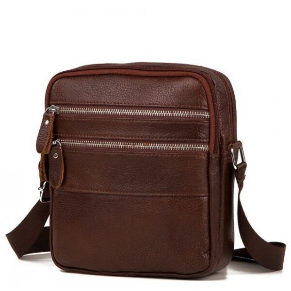 

Мужская кожаная сумка-планшет TIDING BAG m38-3923c Коричневый