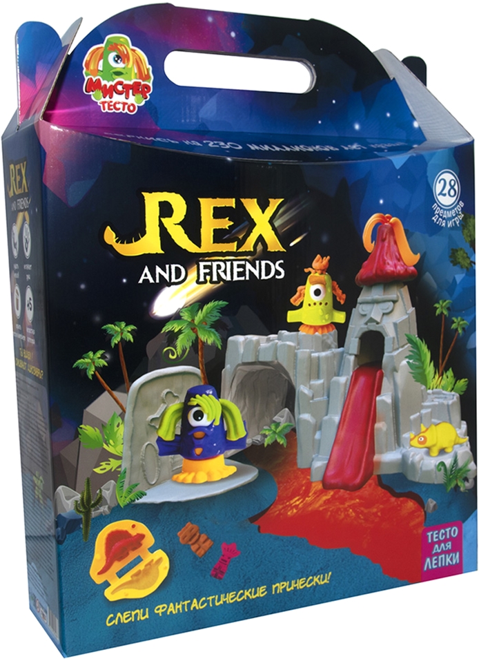 

Набор для лепки Strateg Rex and friends (4820220560988)