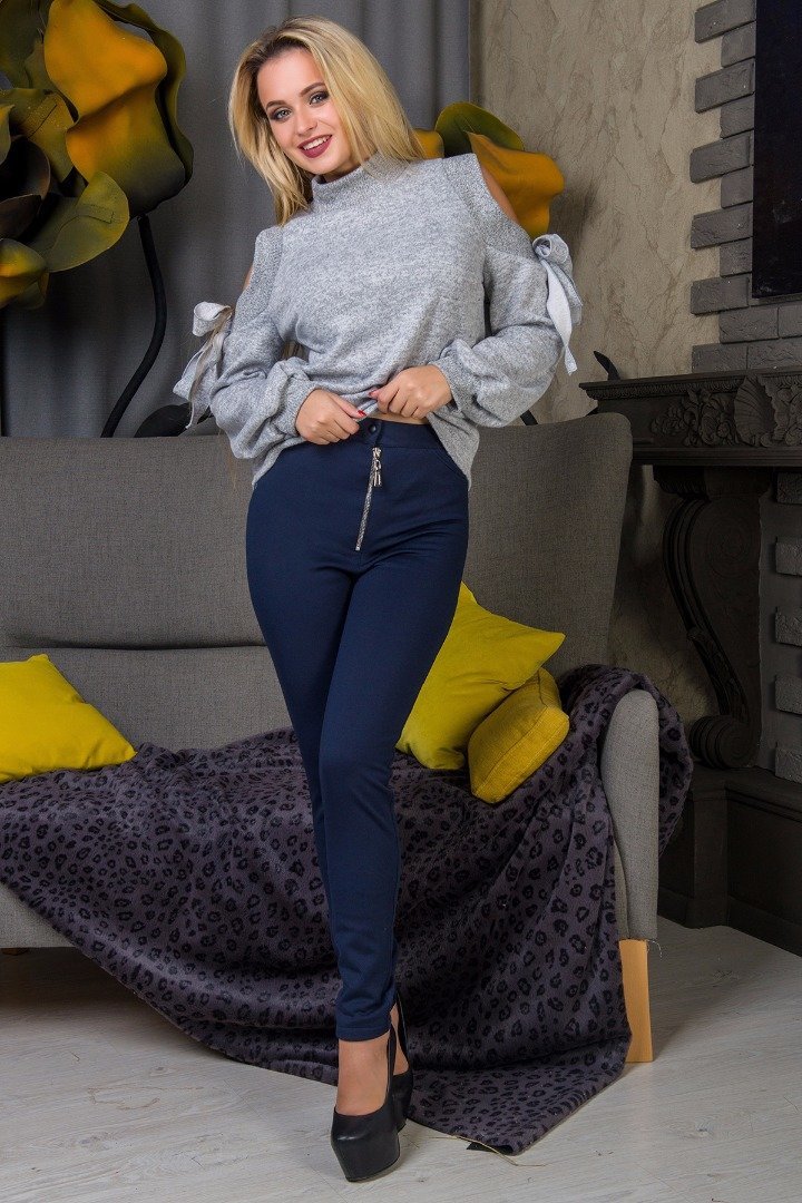 

Брюки FLFashion Тейлор ВЛТ 0611  синие, Брюки FLFashion Тейлор ВЛТ 0611 42 синие