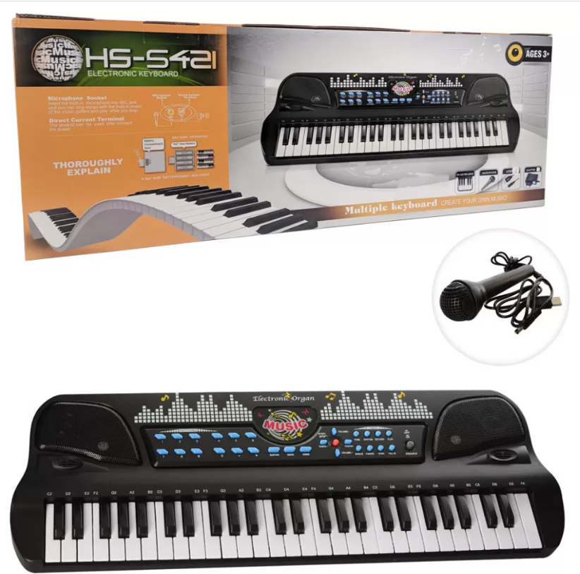 

Детский синтезатор орган пианино HS 5421 METR+
