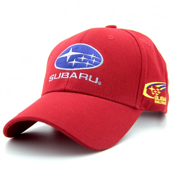 

Кепка с автомобильным логотипом Subaru A05 Красная