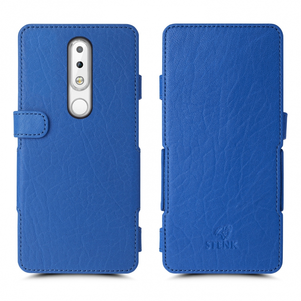 

Чехол книжка Stenk Prime для Nokia 6.1 Plus Ярко-синий