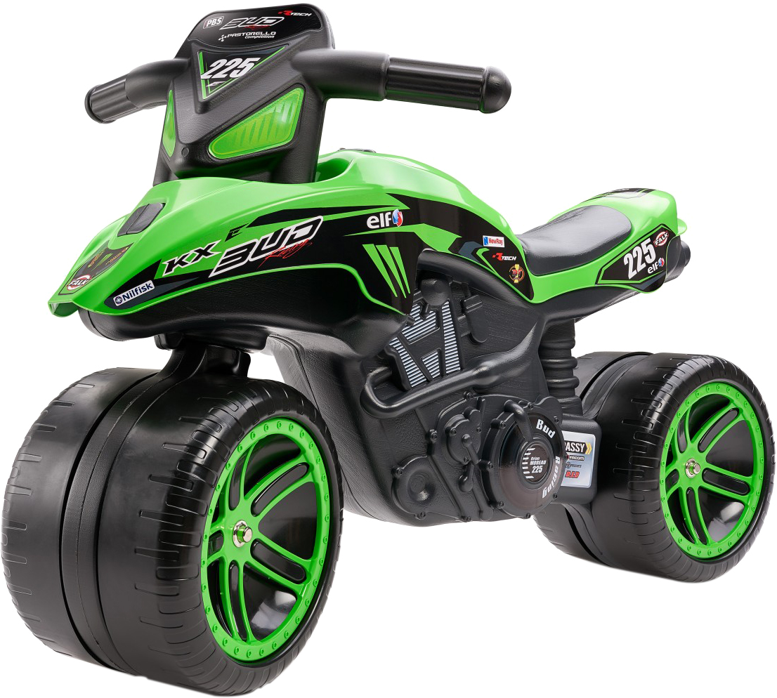 

Беговел Falk Moto Kawasaki KX Bud Racing 502KX Зелёный (502KX) (3016200502265)