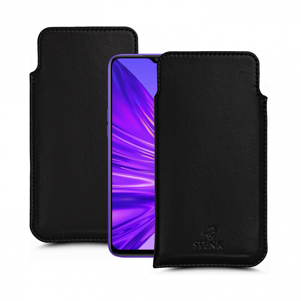 

Футляр Stenk Elegance для Realme 5 Чёрный