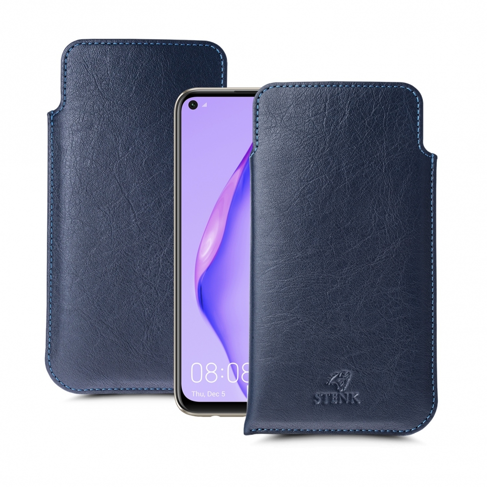 

Футляр Stenk Elegance для Huawei P40 lite Синий