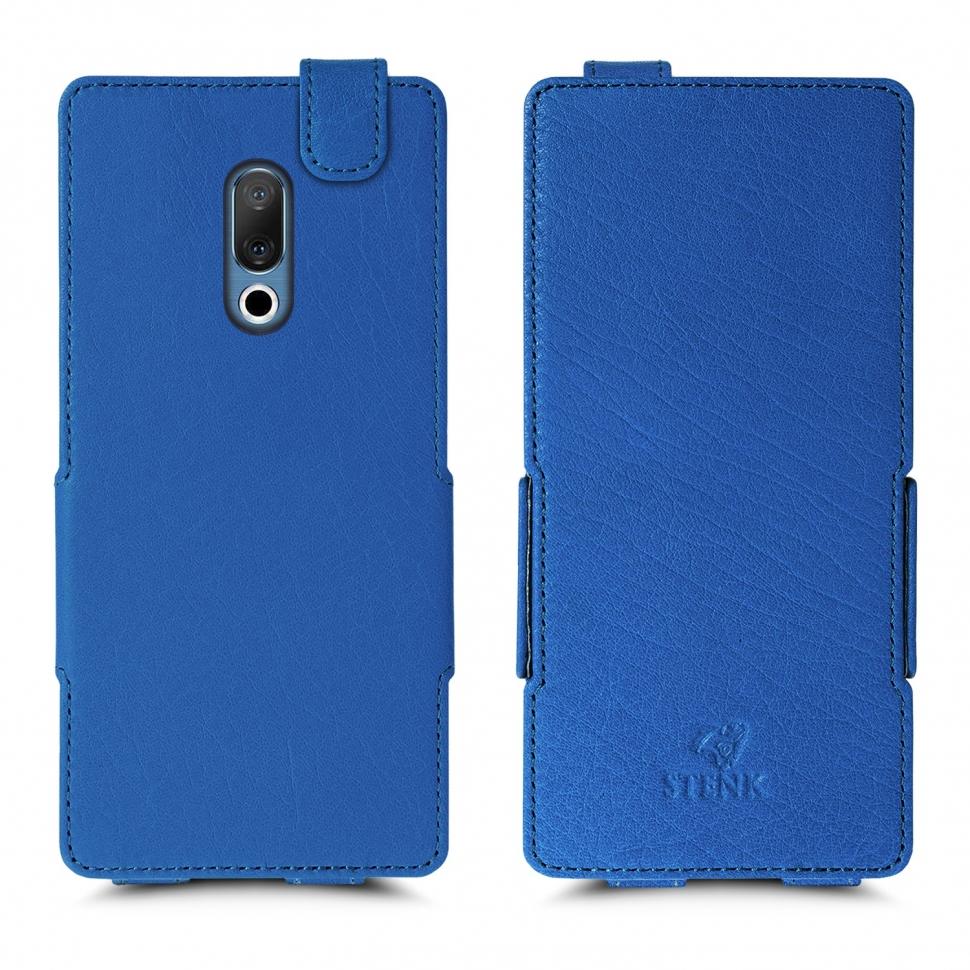 

Чехол флип Stenk Prime для Meizu 15 Plus Ярко-синий