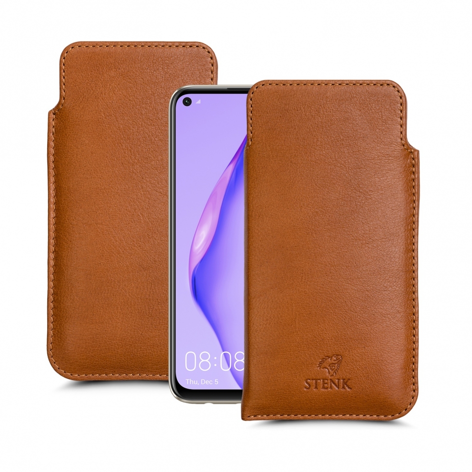 

Футляр Stenk Elegance для Huawei P40 lite Camel