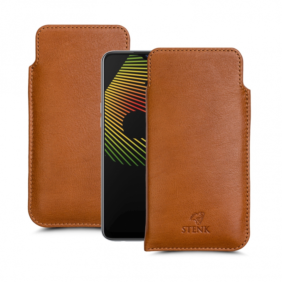 

Футляр Stenk Elegance для Realme 6i Camel