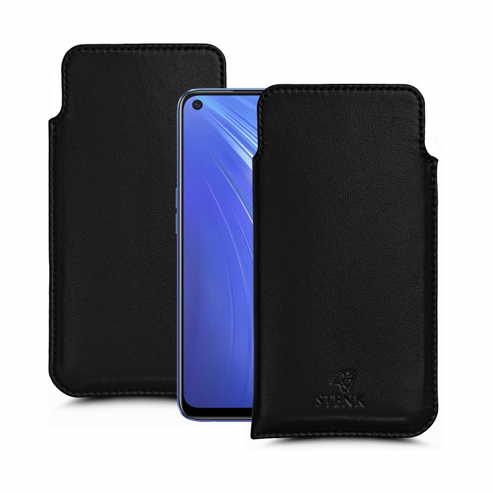 

Футляр Stenk Elegance для Realme 6 Чёрный