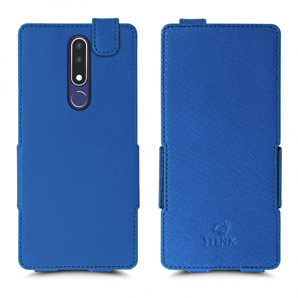 

Чехол флип Stenk Prime для Nokia 3.1 Plus Ярко-синий
