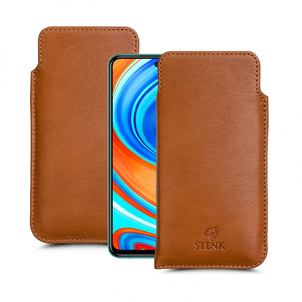 

Футляр Stenk Elegance для Xiaomi Redmi Note 9 Pro Camel