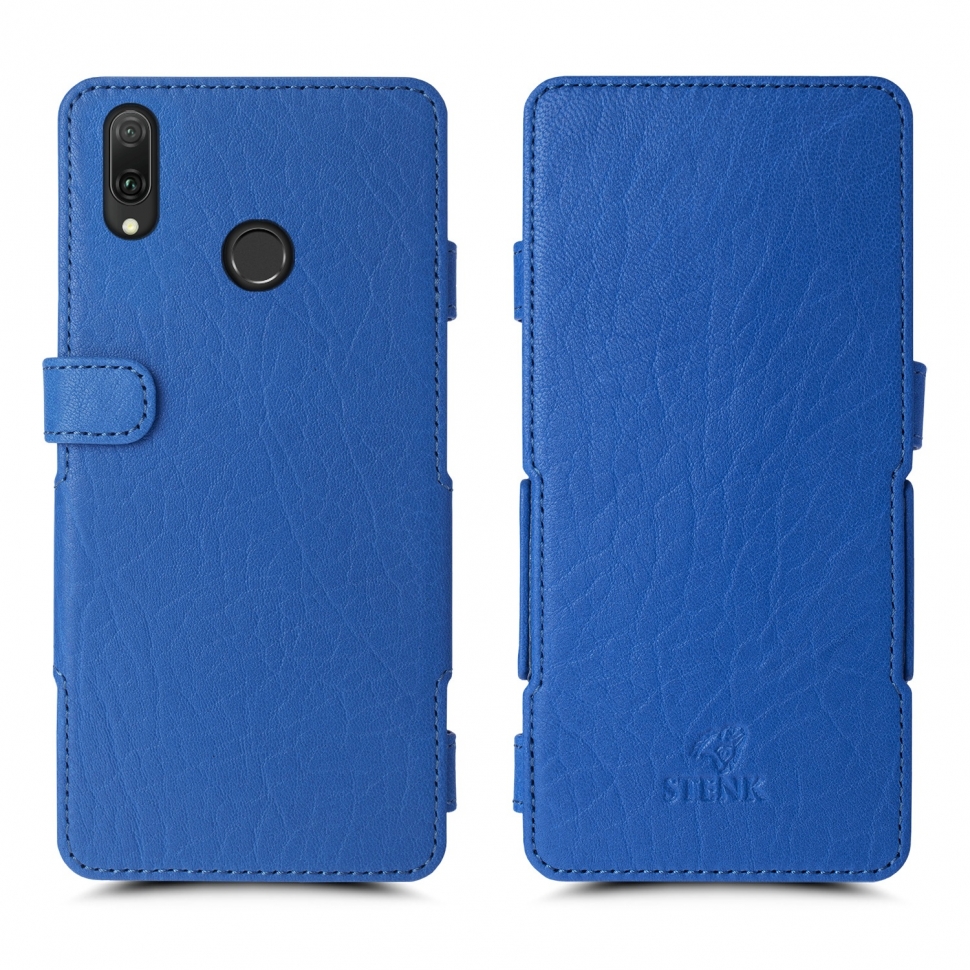 

Чехол книжка Stenk Prime для Huawei Y9 (2019) Ярко-синий