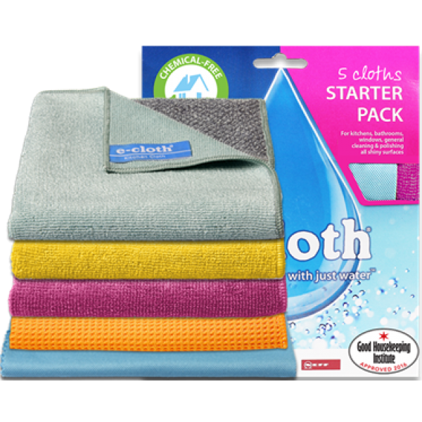 

Набор салфеток для уборки E-Cloth Starter Pack 5шт 200104 (4334)