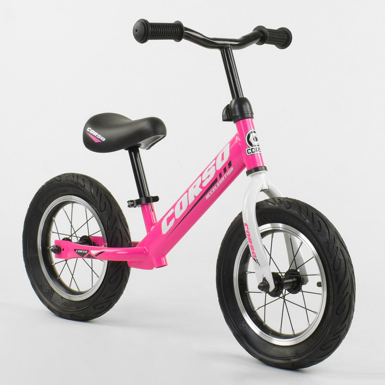 

Беговел Corso Т-63908 Колеса 12" Розовый