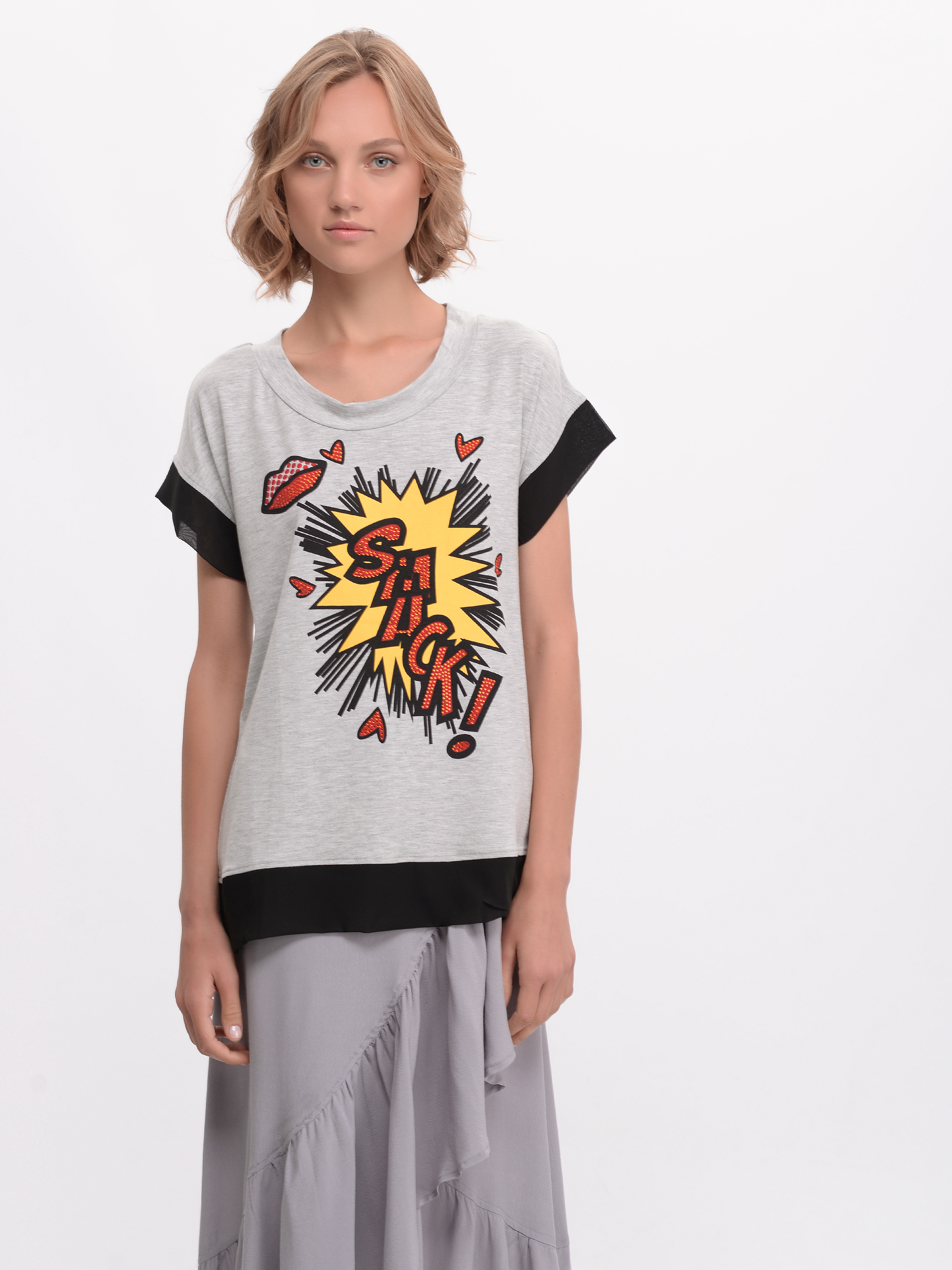 

Футболка Love Moschino 6243.3 40 () Серая, Футболка Love Moschino 6243.3 40 (M) Серая