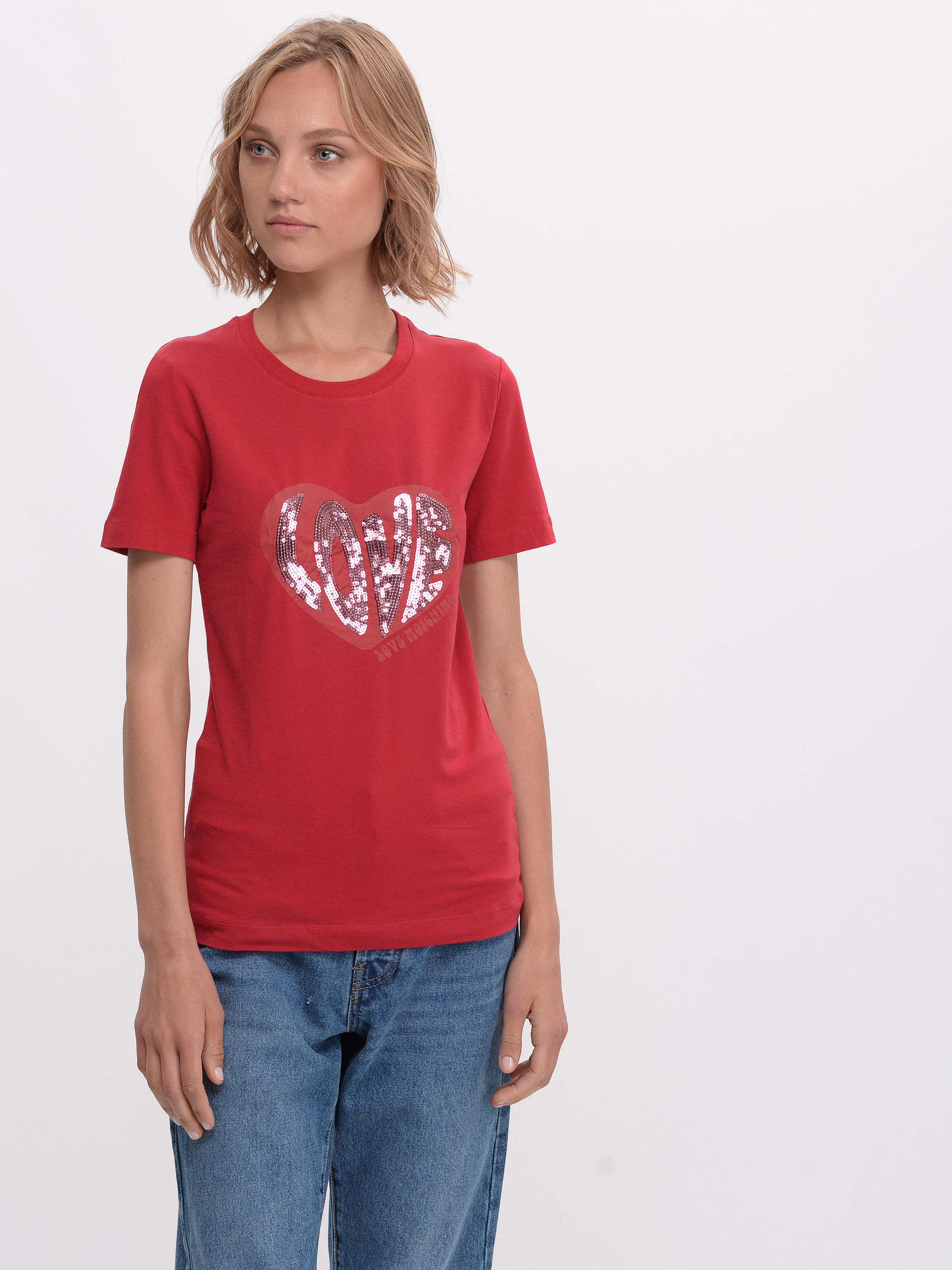 

Футболка Love Moschino 7352.2 40 (44) Красная