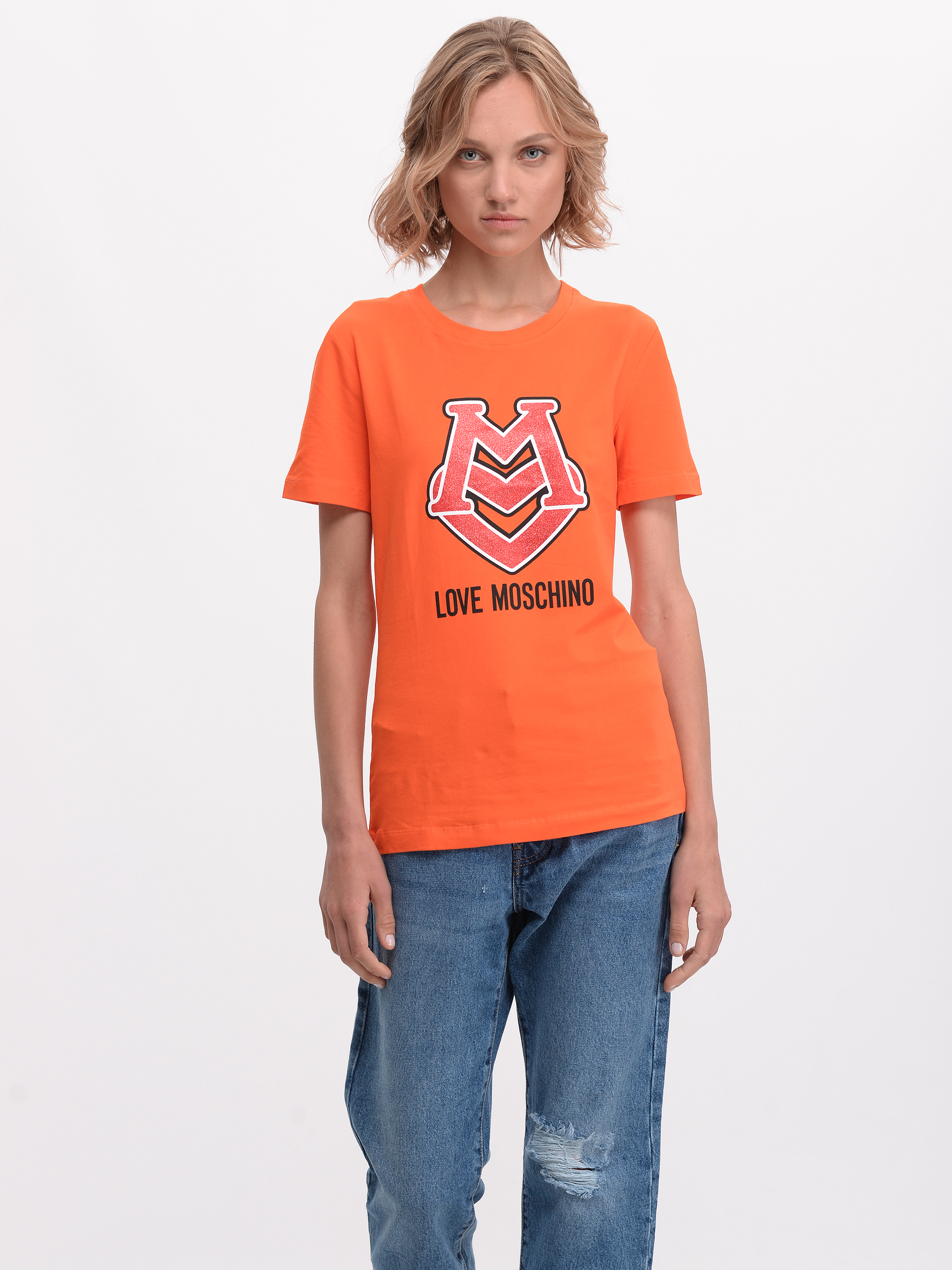 

Футболка Love Moschino 7358.5 38 (42) Оранжевая