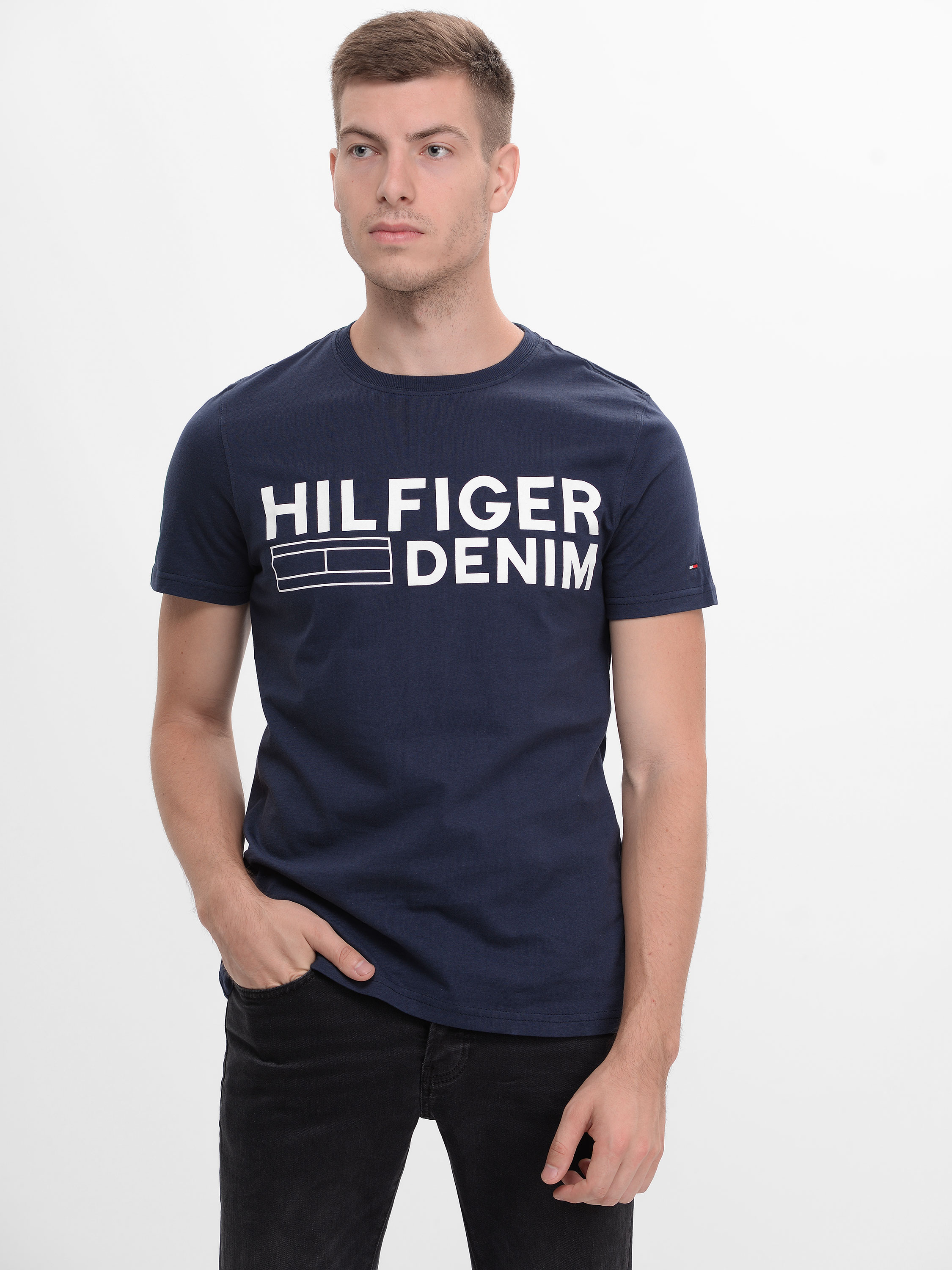 

Футболка Tommy Hilfiger 9037.3 M (46) Темно-синяя