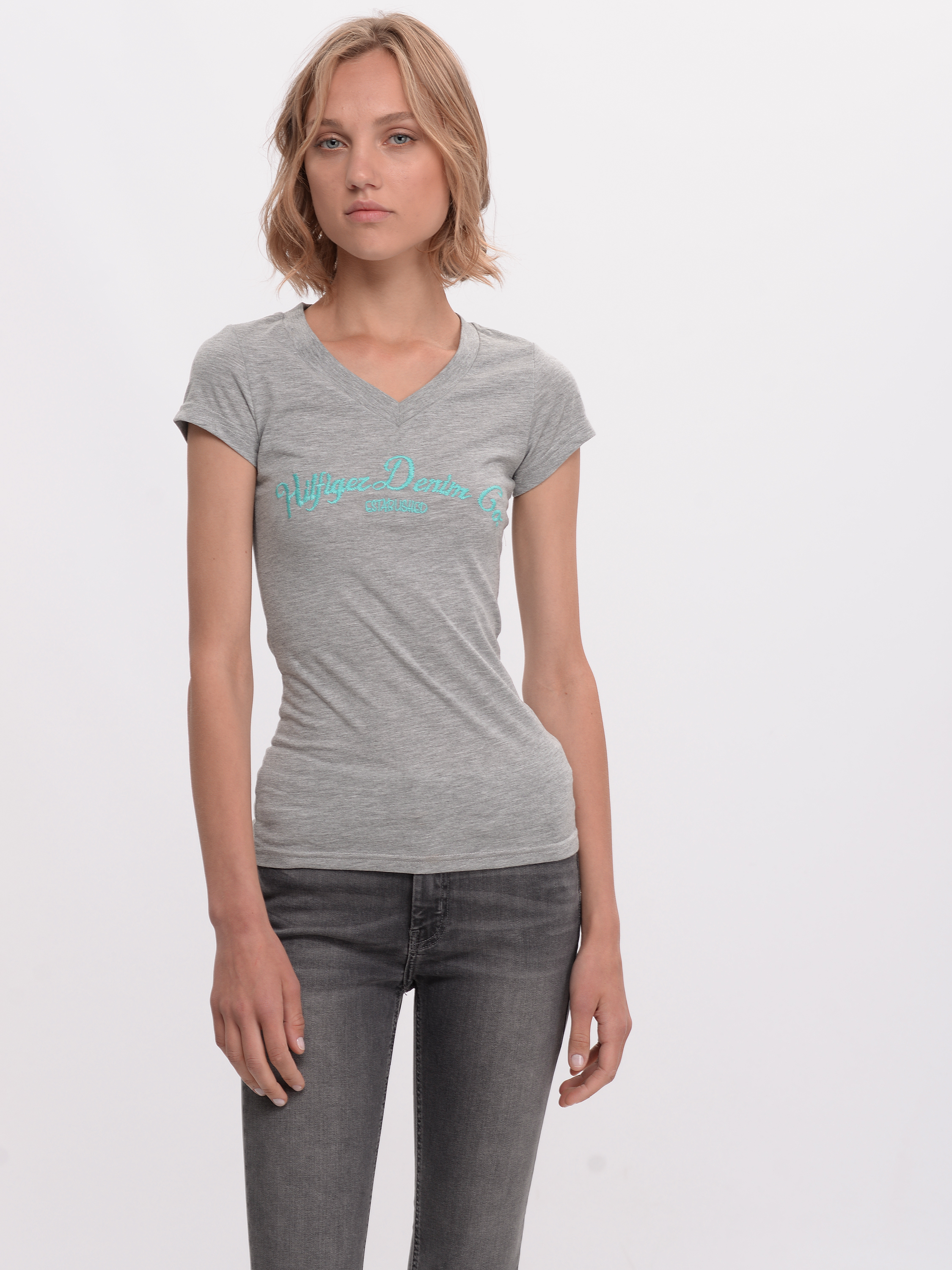 

Футболка Tommy Hilfiger 8246.2 XS (40) Серая
