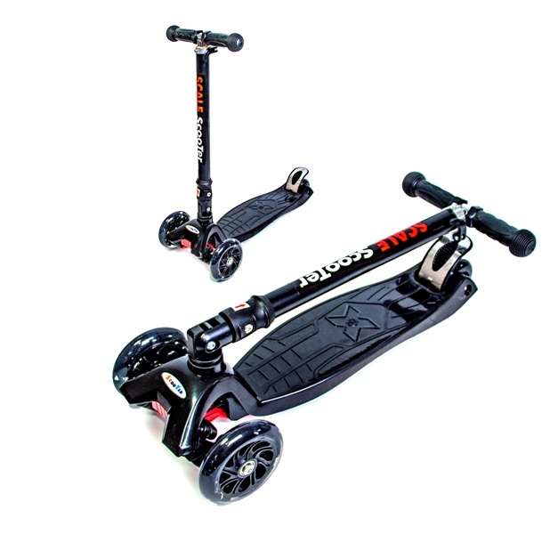 

Детский самокат SCOOTER MAXI Складная ручка Black (SD 1854291126)