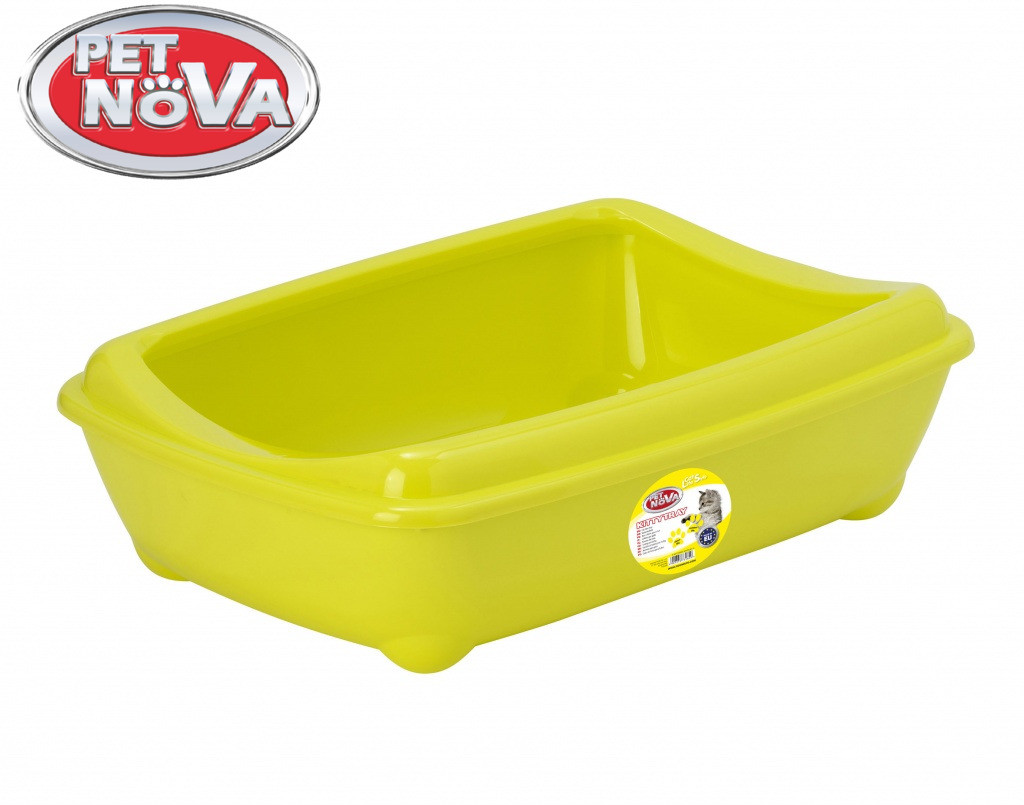 

Открытый туалет для кошек Pet Nova KittyTray Medium 42см (KITTYTRAY -42-YL)